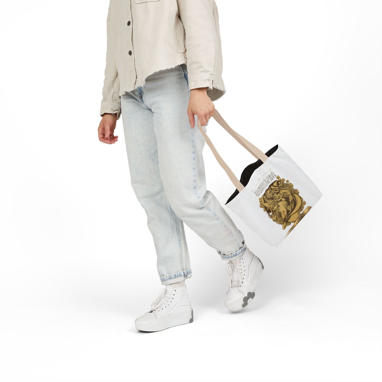 Personalized Initial Quote Golden Girl Canvas Tote Custom Name