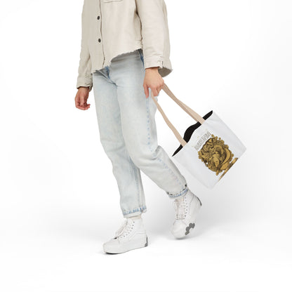 Personalized Initial Quote Golden Girl Canvas Tote Custom Name