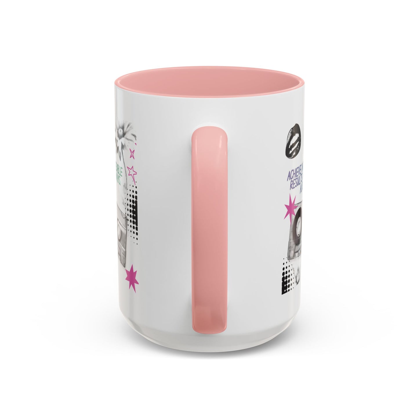 Personalized Cassette Vibes Accent Coffee Mug