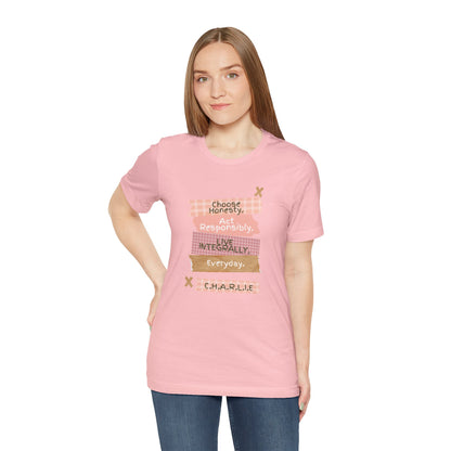 Personalized Column Writing Tee