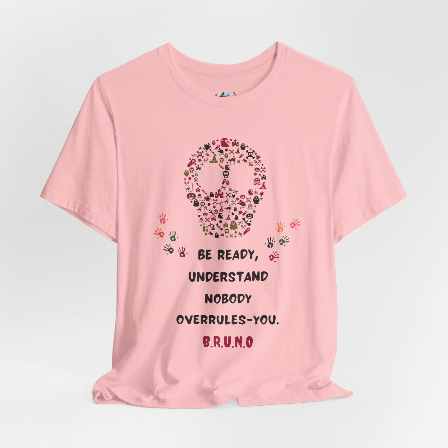 Personalized Peace Floral  and Skull Tee