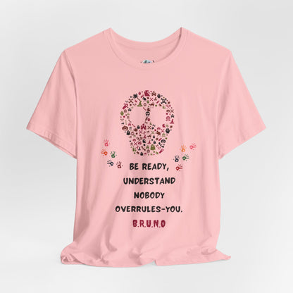 Personalized Peace Floral  and Skull Tee