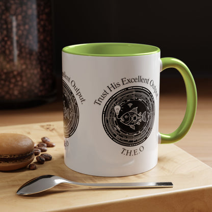 Personalized Spiritual Fish Accent Coffee Mug