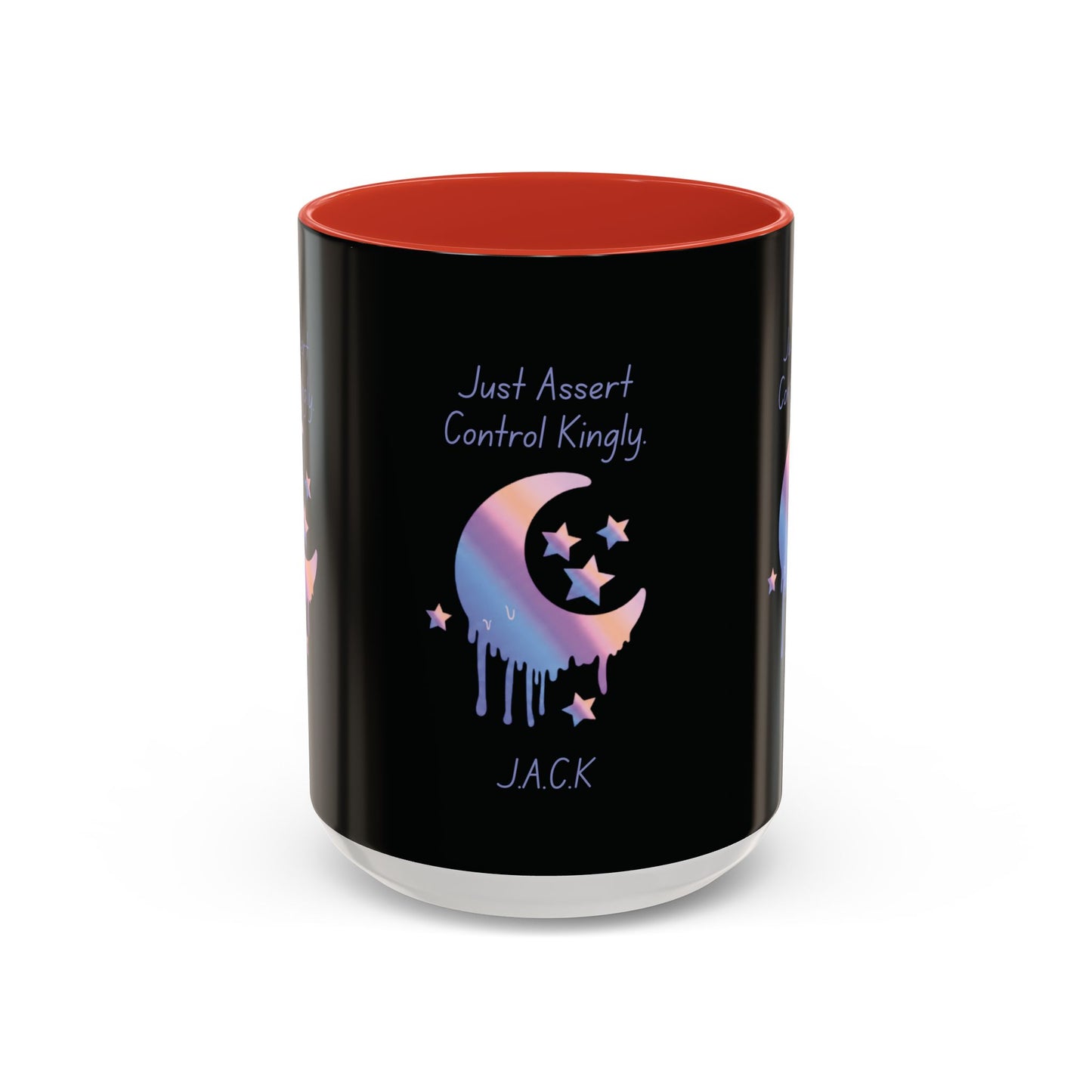 Personalized Moon Dripping Accent Coffee Mug