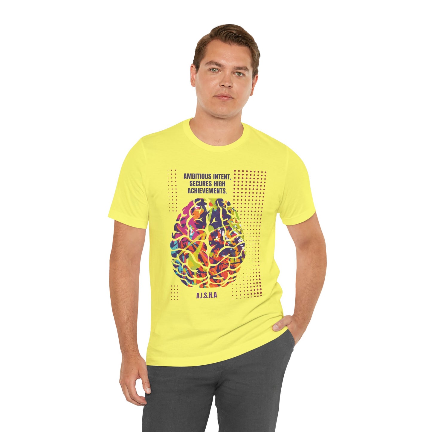 Personalized Motivational Brain Graphic Tee