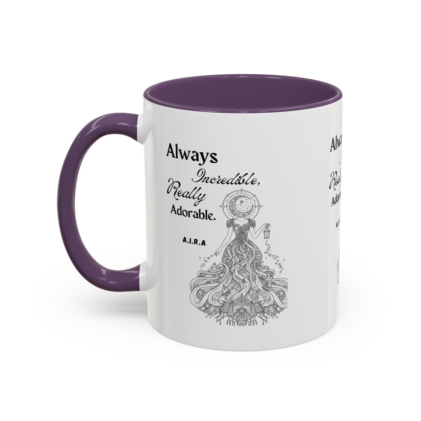 Personalized Girl With Light Accent Coffee Mug