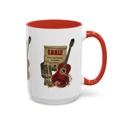 Personalized Guitar Accent Coffee Mug