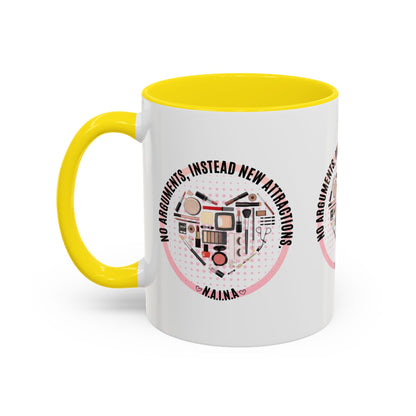 Personalized Cosmetic Heart Accent Coffee Mug