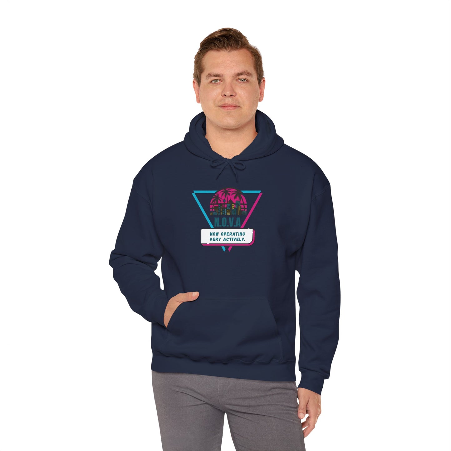 Personalized Building View Hooded Sweatshirt