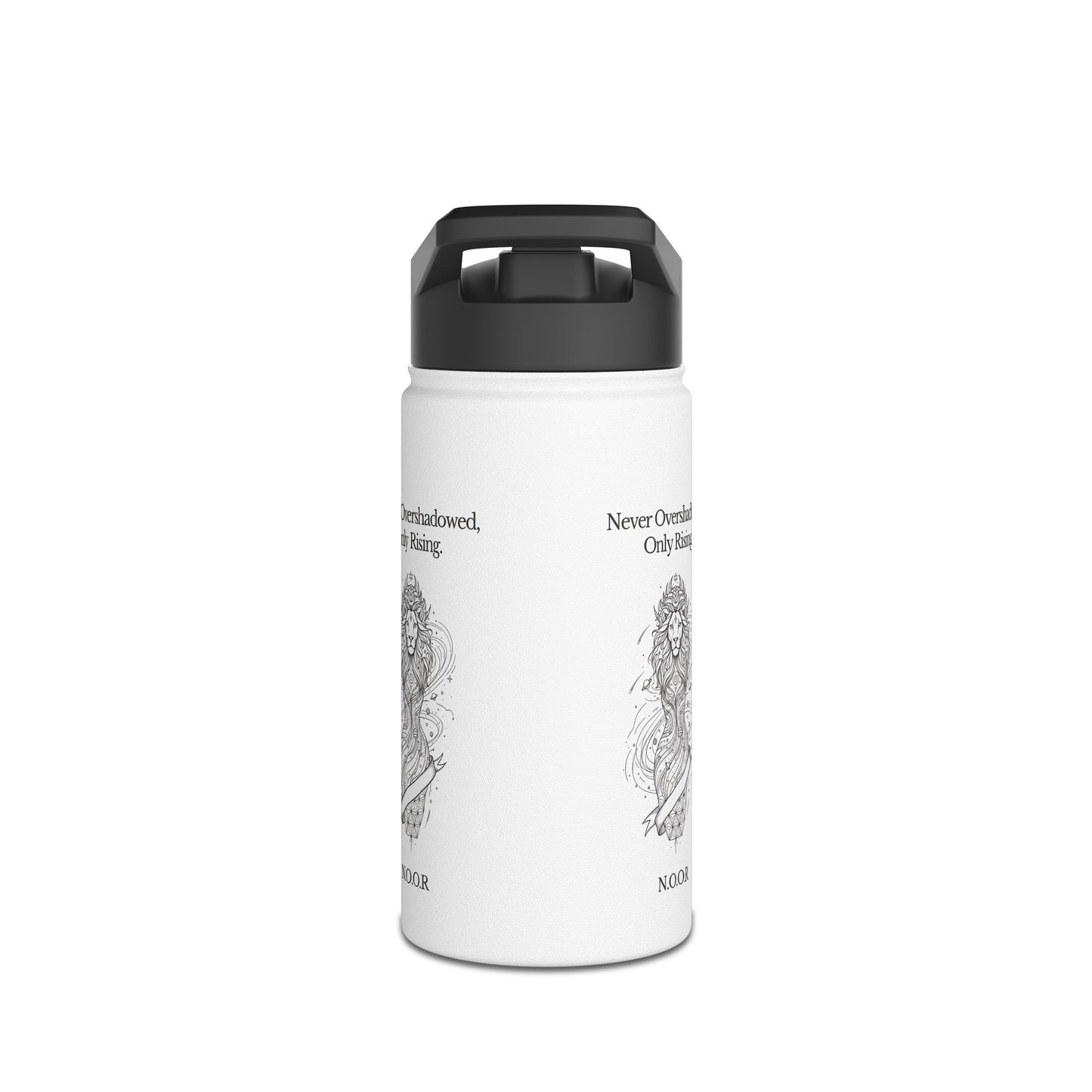 Personalized Initial Quote Girl Lion Stainless Steel Water Bottle