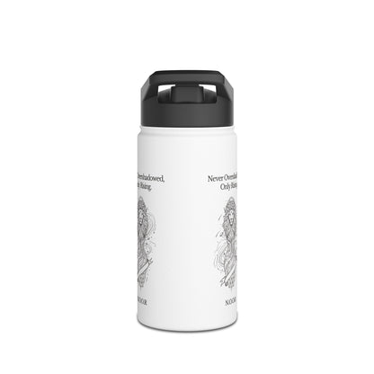 Personalized Initial Quote Girl Lion Stainless Steel Water Bottle
