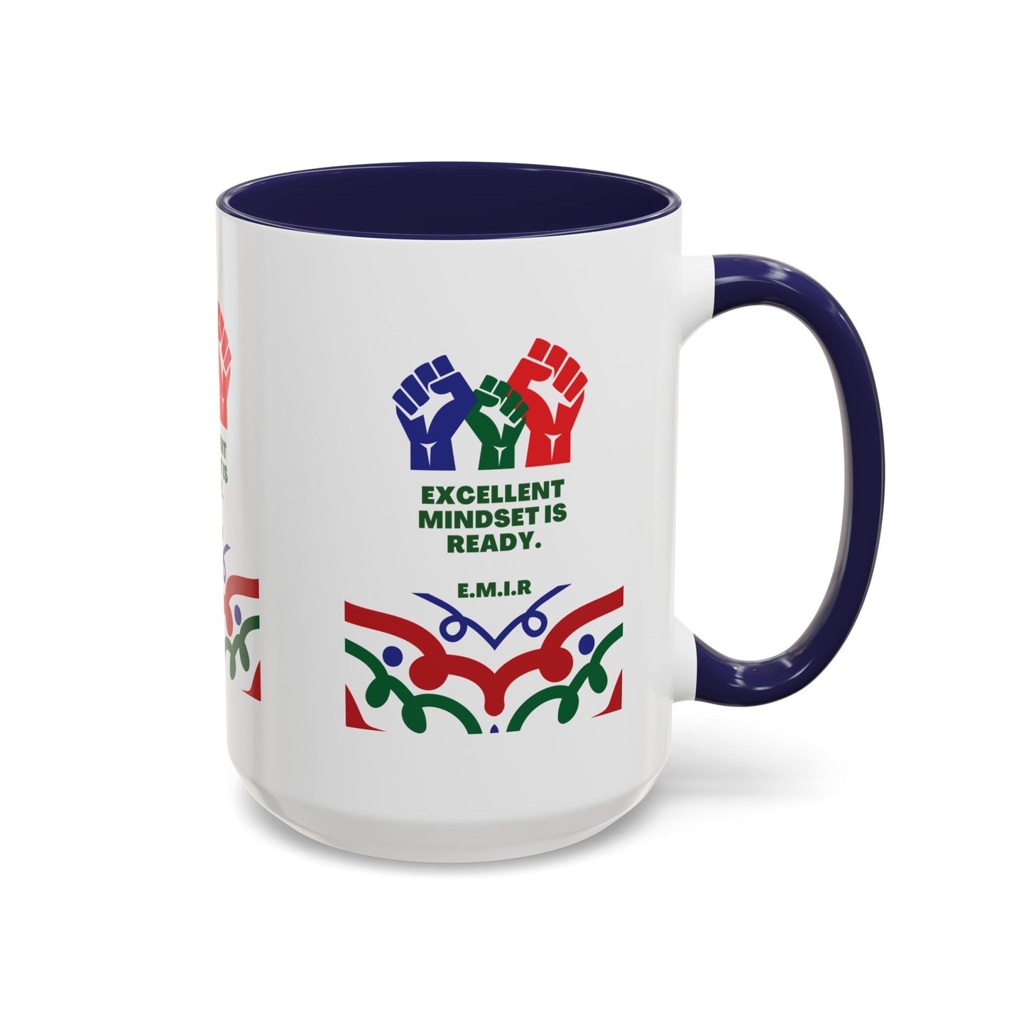 Personalized Initial Victory Accent Coffee Mug