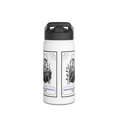 Personalized Initial Quote Skeleton Stainless Steel Water Bottle