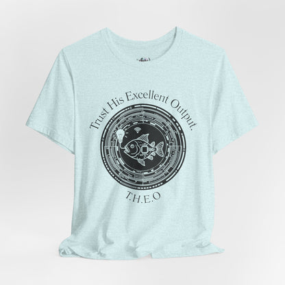Personalized Spiritual Fish Circle Design Graphic Tee