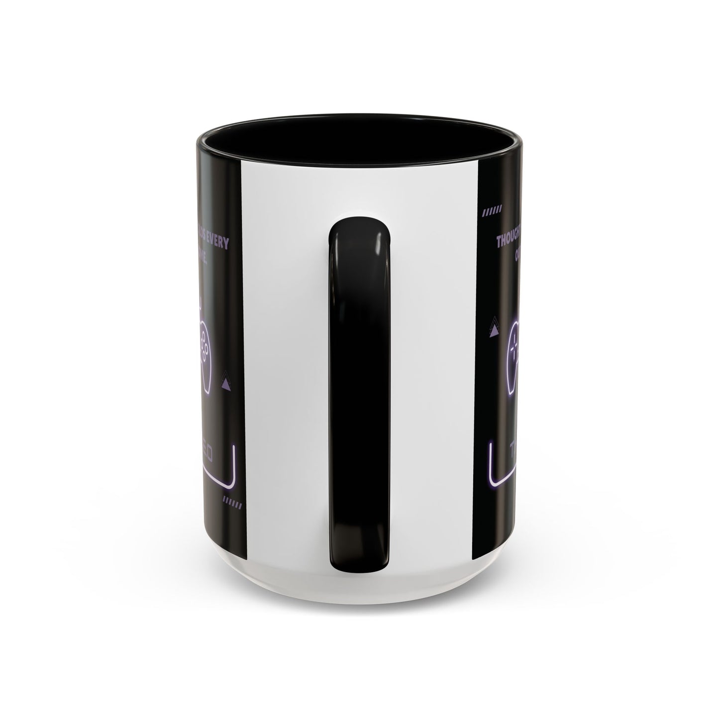 Personalized Initial Game Controller Accent Coffee Mug