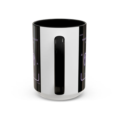 Personalized Initial Game Controller Accent Coffee Mug