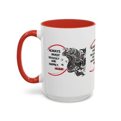 Personalized Inspirational Girl Accent Coffee Mug