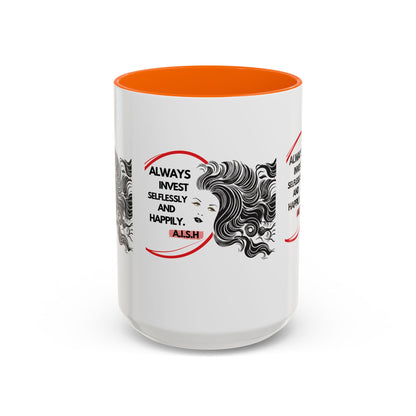 Personalized Inspirational Girl Accent Coffee Mug