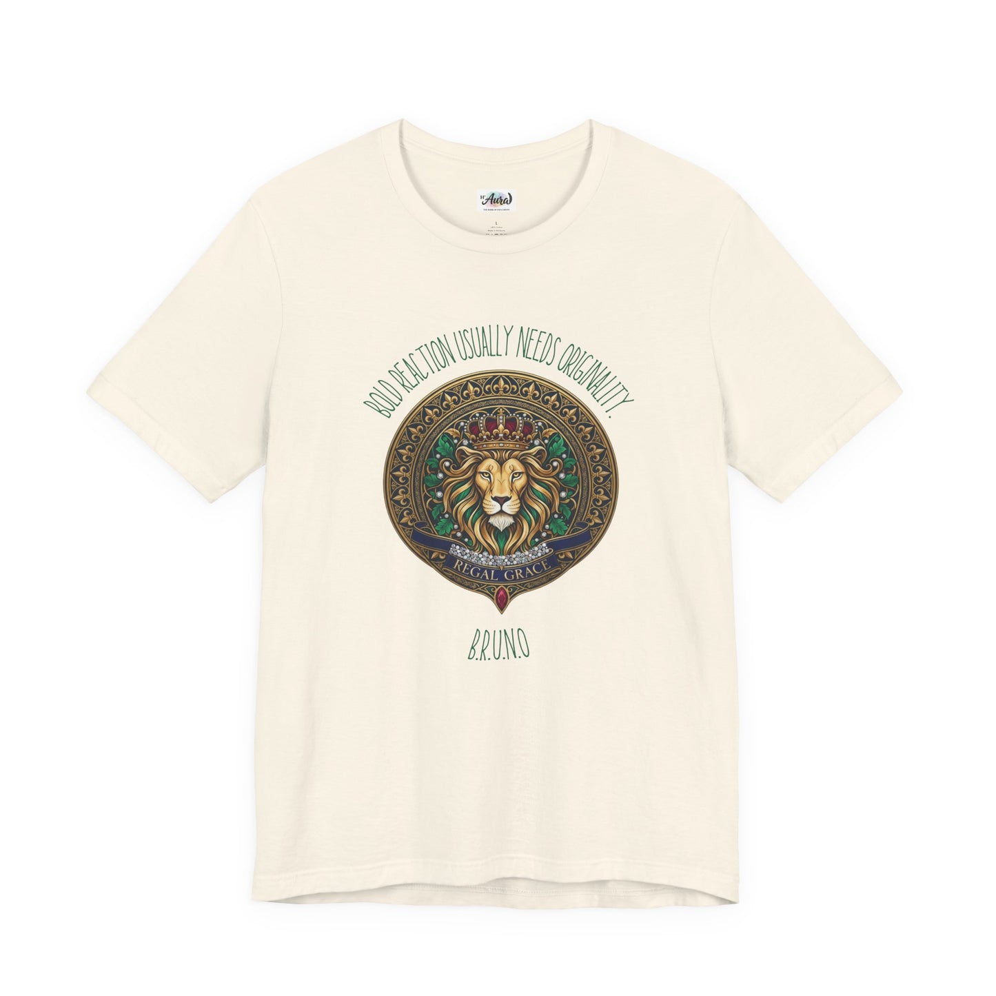 Personalized Lion Crest Graphic Tee