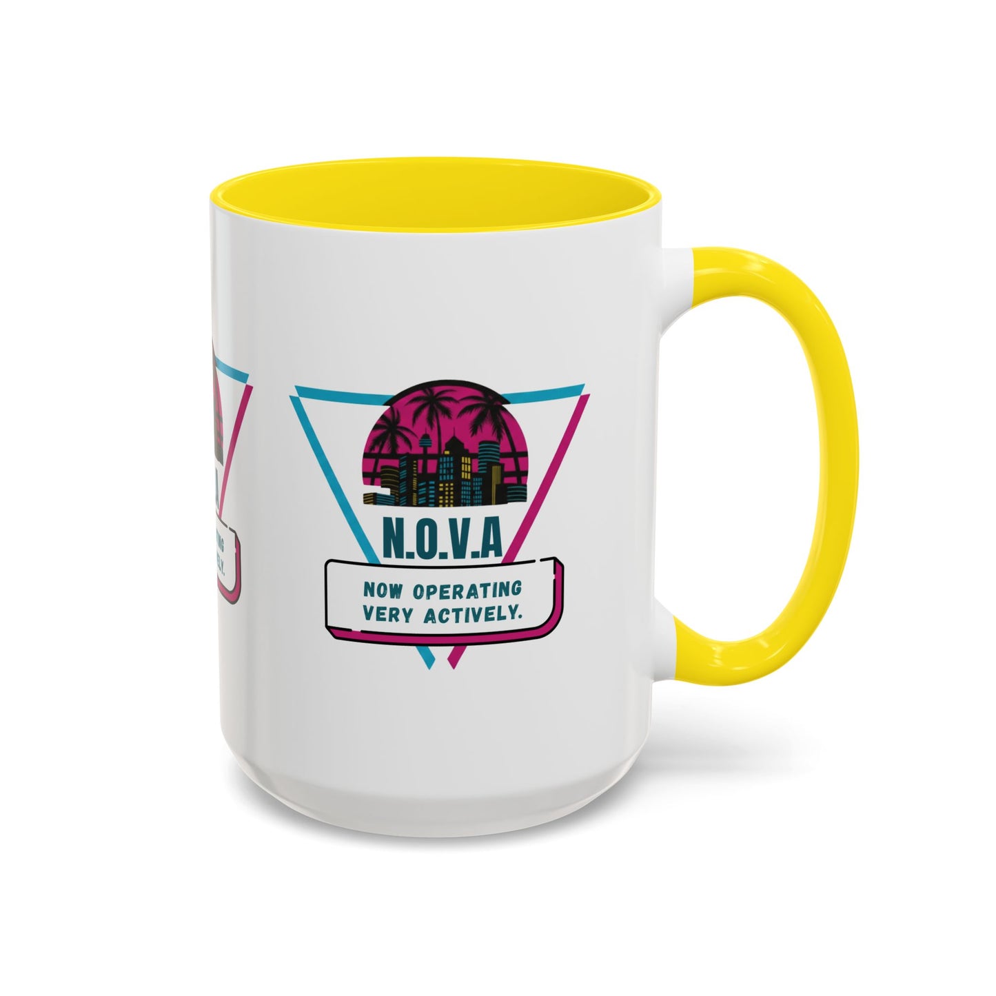 Personalized Building View Accent Coffee Mug