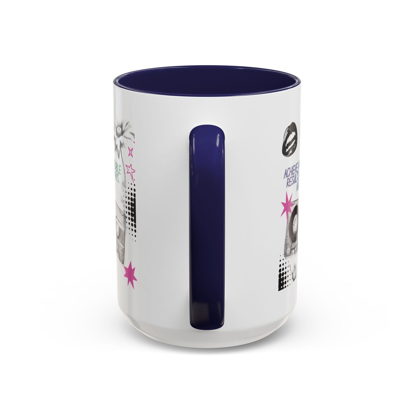 Personalized Cassette Vibes Accent Coffee Mug