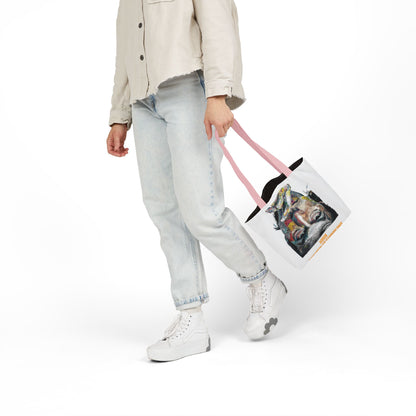 Personalized Initial Quote Khan Canvas Tote Custom Name