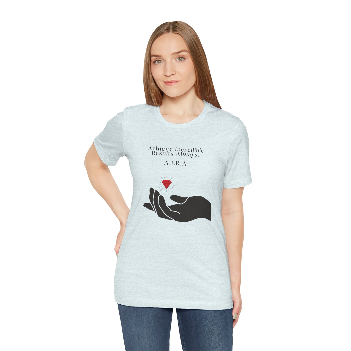 Personalized Hand & Gem Design Tee