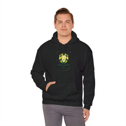 Personalized Lion Graphic Hooded Sweatshirt