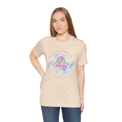Personalized Pastel Teddy Heart Tee