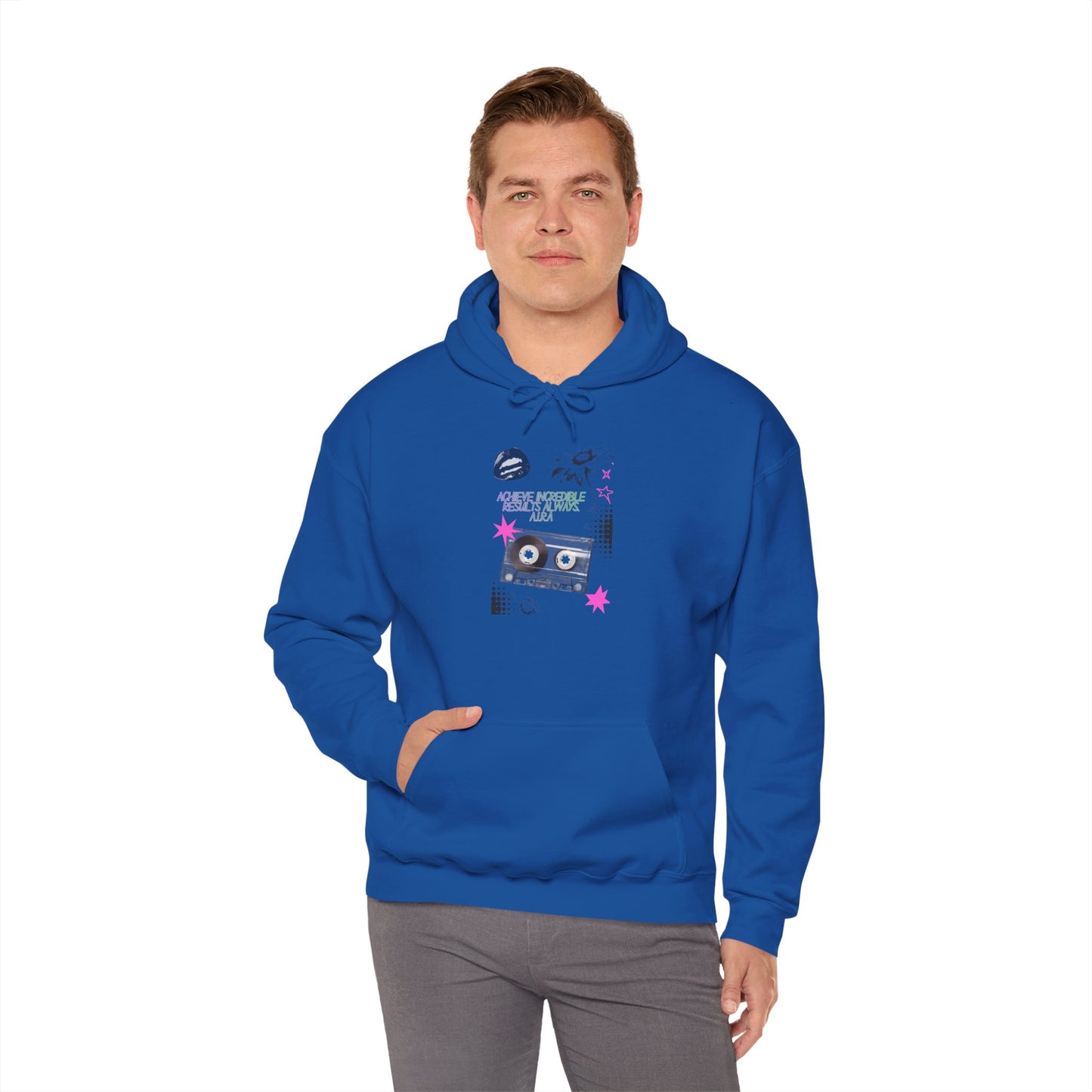 Personalized Cassette Vibes Hooded Sweatshirt