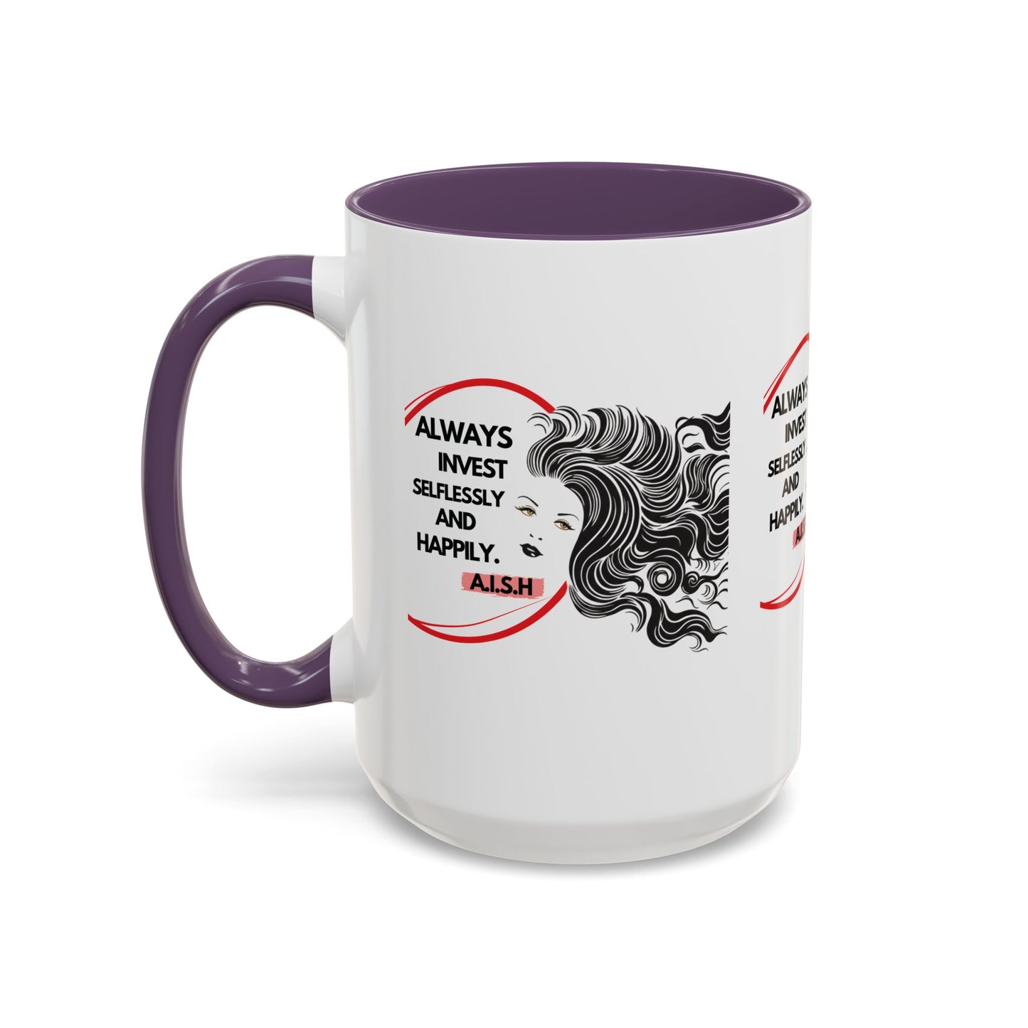 Personalized Inspirational Girl Accent Coffee Mug