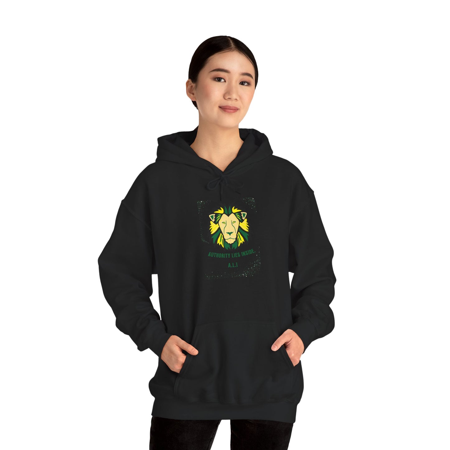 Personalized Lion Graphic Hooded Sweatshirt
