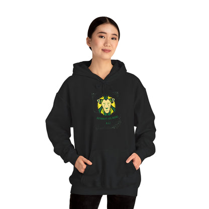 Personalized Lion Graphic Hooded Sweatshirt