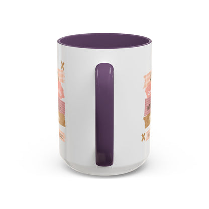 Personalized Message Pieces Accent Coffee Mug