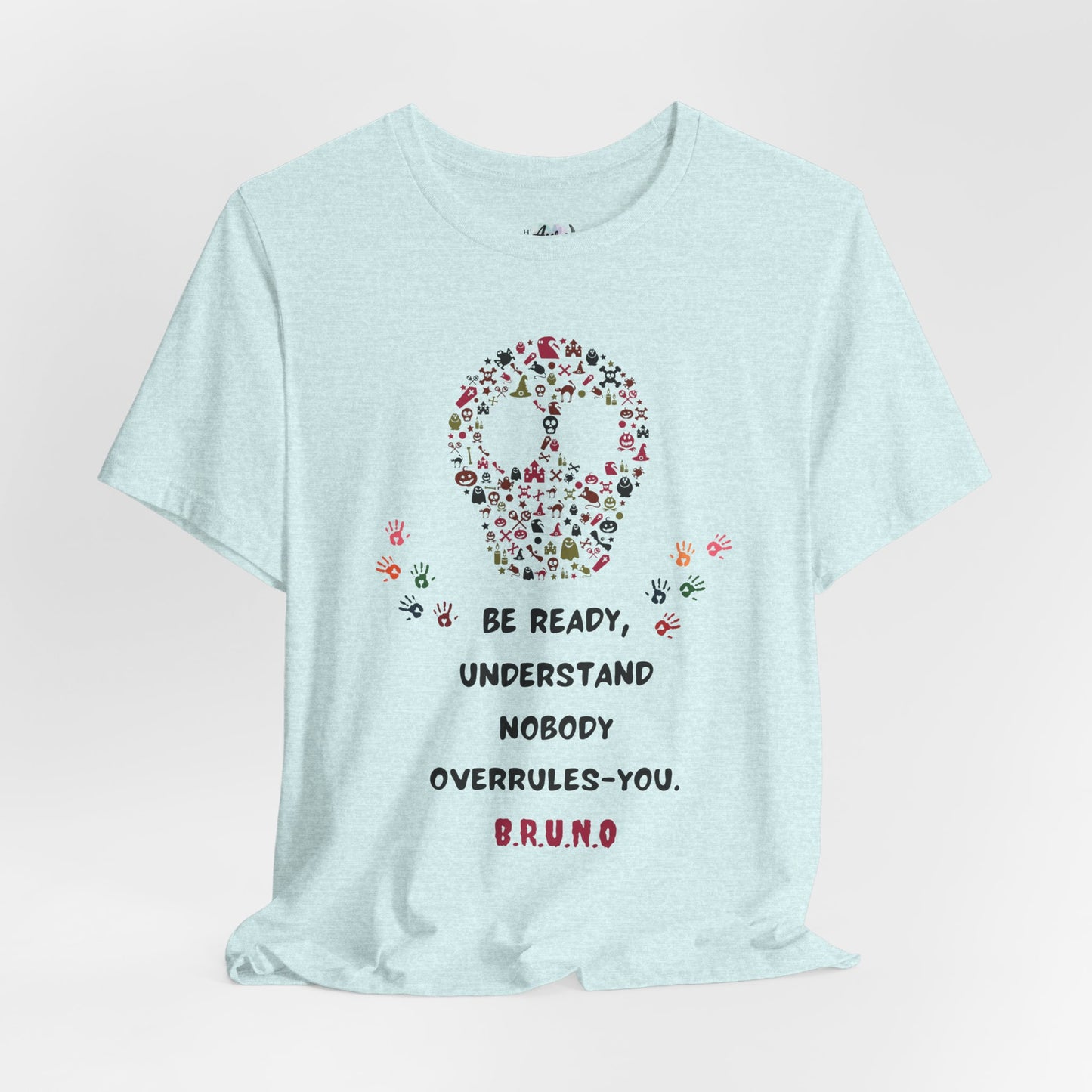 Personalized Peace Floral  and Skull Tee