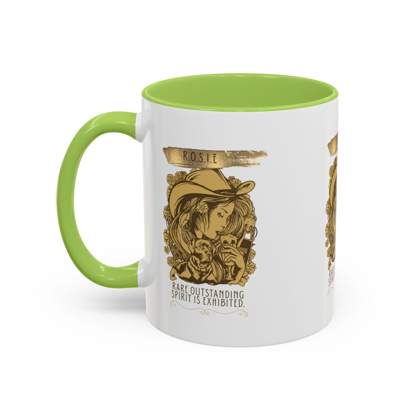 Personalized Golden Girl Accent Coffee Mug