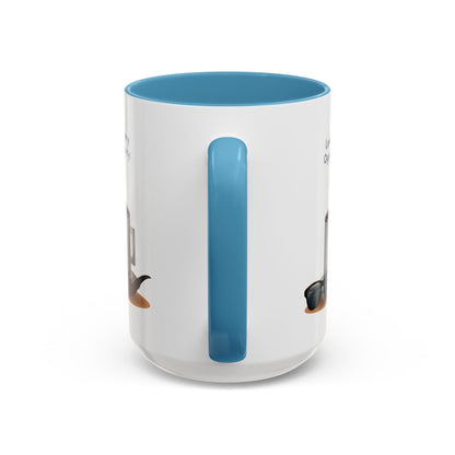 Personalized Initial Coffee and Sunglasses Accent Coffee Mug