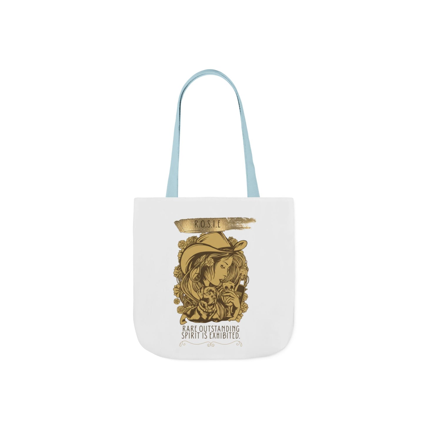 Personalized Initial Quote Golden Girl Canvas Tote Custom Name