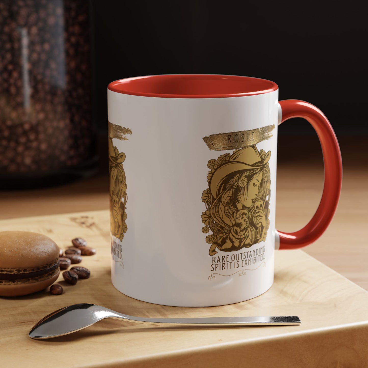 Personalized Golden Girl Accent Coffee Mug