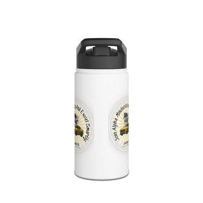 Personalized Initial Quote Horse Car Stainless Steel Water Bottle