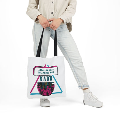 Personalized Initial Quote Building View Canvas Tote Custom Name