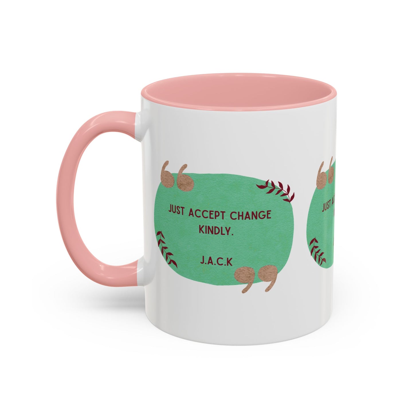 Personalized Note Box Accent Coffee Mug