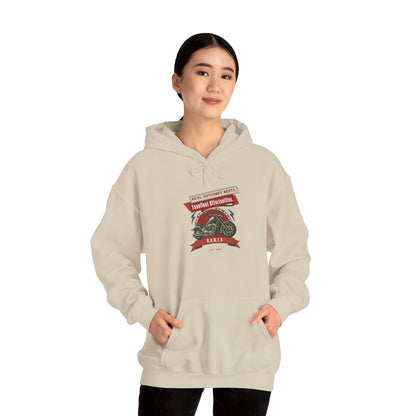 Personalized Motorcycle Graphic Hooded Sweatshirt