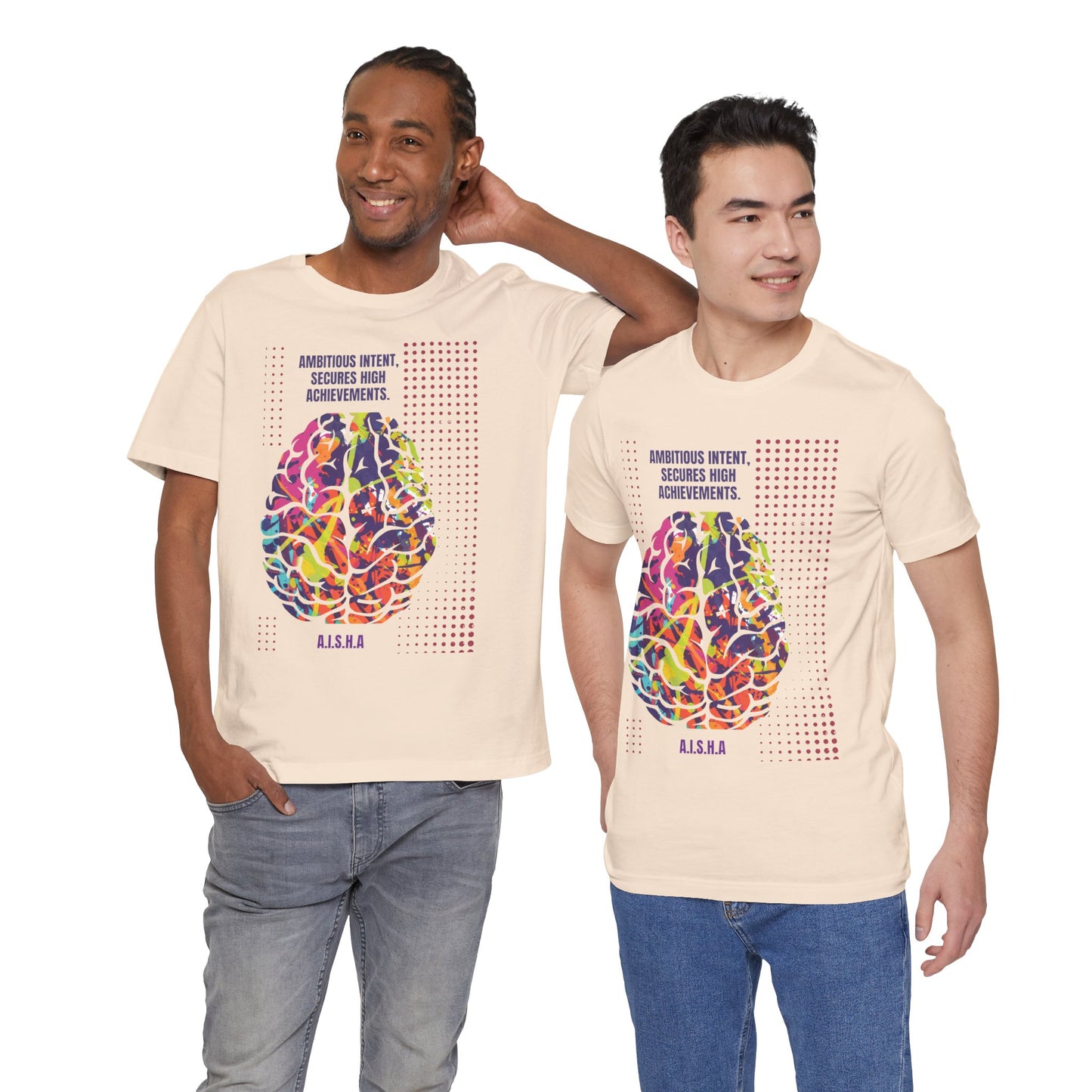 Personalized Motivational Brain Graphic Tee