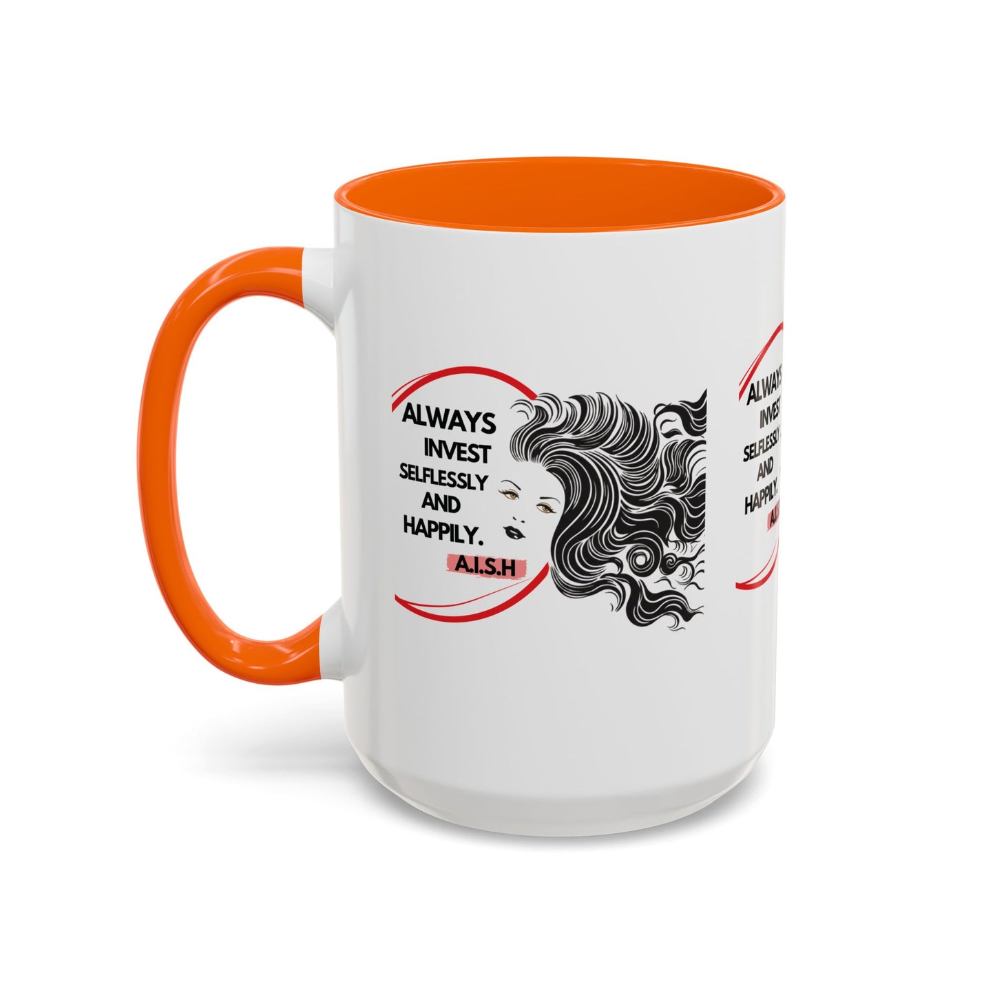 Personalized Inspirational Girl Accent Coffee Mug