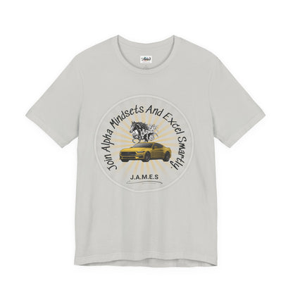 Personalized Horse with Car Graphic Tee