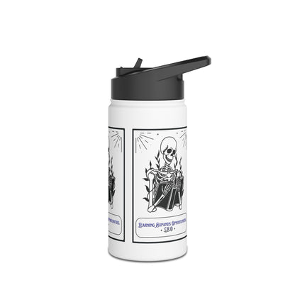 Personalized Initial Quote Skeleton Stainless Steel Water Bottle