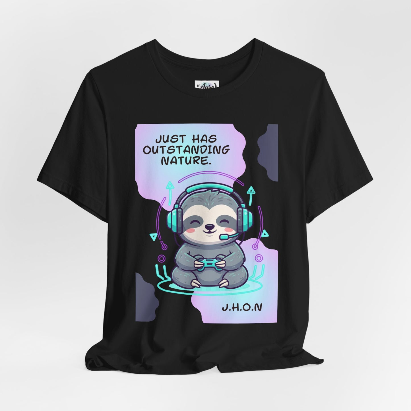 Personalized Sloth Gamer Tee