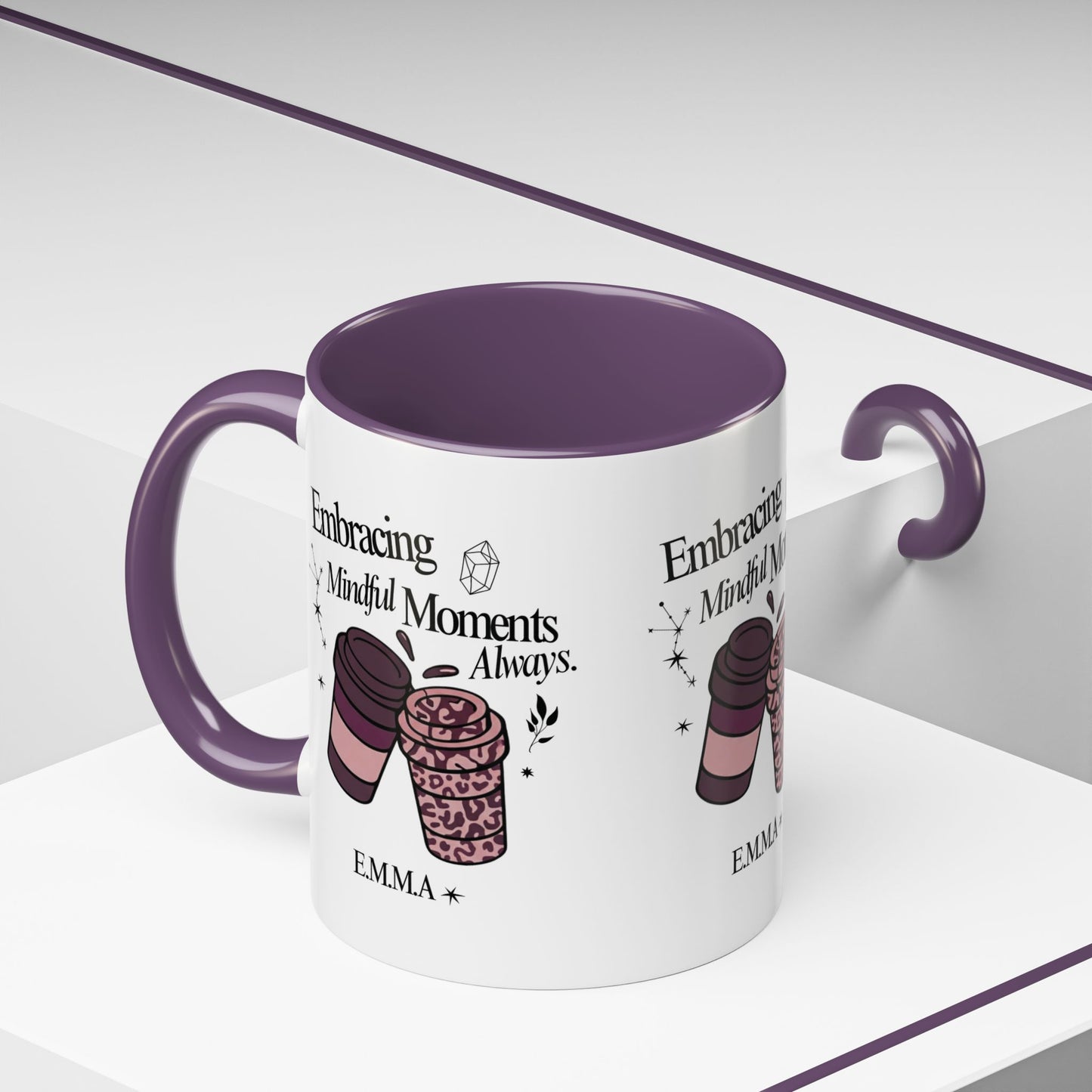 Personalized Girly Coffee Accent Coffee Mug