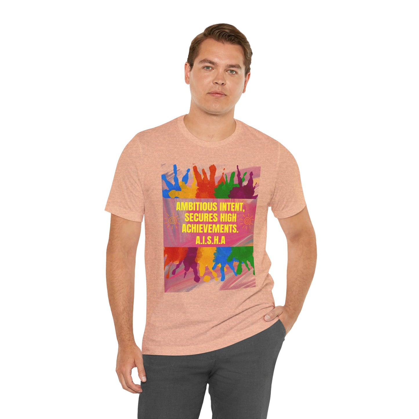 Personalized Colorful Motivational Graphic Tee